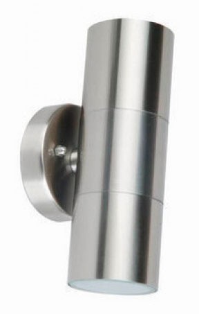 Jordan Up Down Outdoor Two Light in 304 Stainless Steel Fiorentino