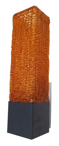 Linea Carlton One Light Pendant in Orange Fiorentino