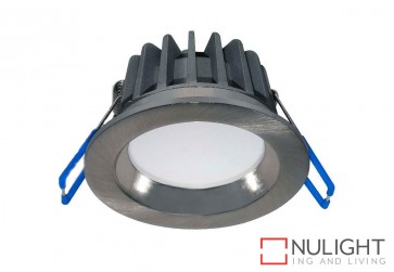 Downlight LED FIXED Dimmable Satin Chrome Round 3000K 10W 90D 70mm IP54 ICF (700 Lumens)  DOM CLA