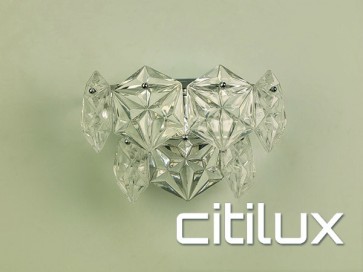 Guru 1 Light Wall Light Chrome Citilux