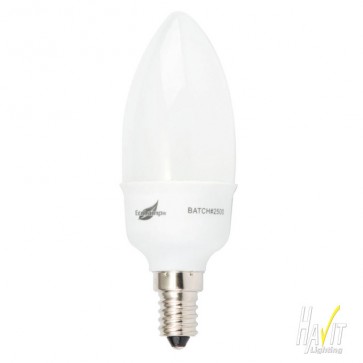 1.5W LED Candle 120lm 5500k Cool White E14 - 240V Havit