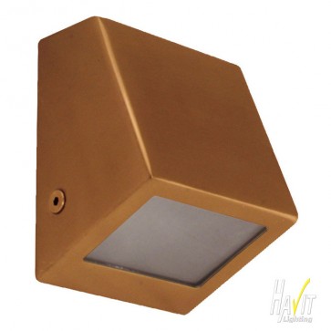 12V LED Square Mini Wall Wedge in Solid Copper Havit