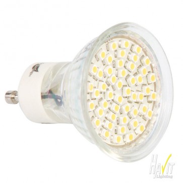 3W SMD LED 200lm 3500k Warm White GU10 - 240V Havit