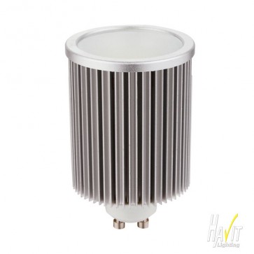 COB LED 10W GU10 Lamp 77mm Long 420lm Warm White Dimmable GU10 - 24 Havit