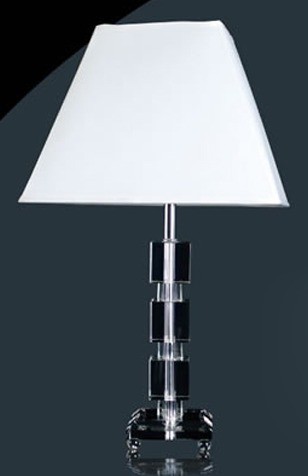 Crystal Brook Table Lamp BRA321 with Neutral Shade Hermosa Lighting