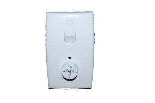 Rotary Three Speed Wall Control with Light Switch and Wall Plate Hunter Fans
