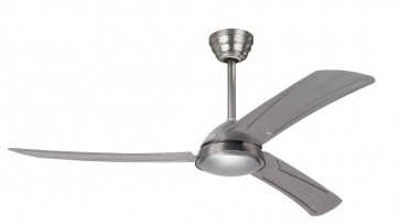 The Outdoor II 122cm Ceiling Fan in Stainless Steel Outdoor with Three Stainless Steel Blades Hunter Fans
