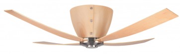 Valhalla Ceiling Fan in Blonde Beech with Light Kit and Blonde Beech Blades Hunter Fans