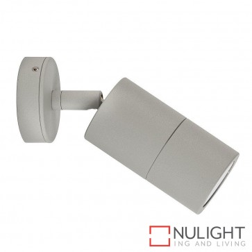 Silver Single Adjustable Wall Pillar Light 10W Gu10 Led Cool White HAV