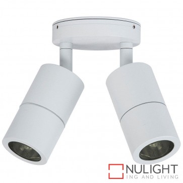 White Double Adjustable Wall Pillar Light HAV