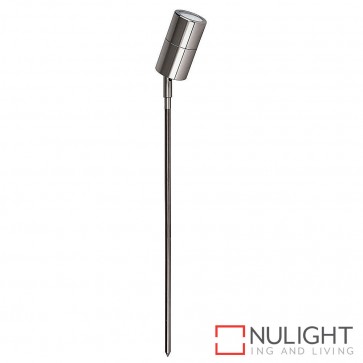 Titanium Coloured Aluminium Single Adjustable Garden Spike Spotlight 5W Mr16 Led Warm White HAV