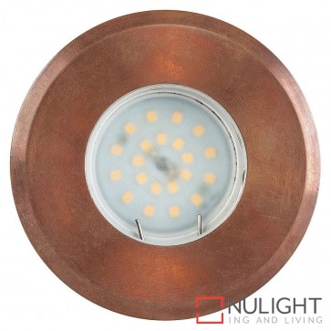 Copper Recessed Round Wall / Inground 5W Mr16 Led Cool White HAV