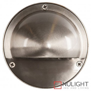 316 Stainless Steel Round Surface Mounted Steplight With Eyelid 2.3W 240V Led Warm White HAV