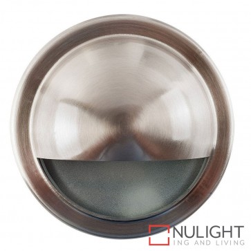 316 Stainless Steel Round Surface Mounted Steplight With Large Eyelid G9 240V HAV