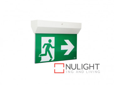 LED Maintained Emergency Blade Exit Sign S/Mounted VBL