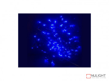 Blue Solar powered Christmas Lights 50m Length VBL