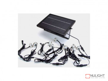 10x RGB Solar Recessed Deck Lights Stainless Steel VBL