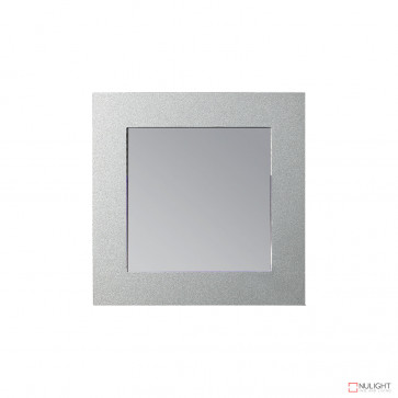 Vibe SQ Recess LED Wall LT 3K c/w White & Silver Face VBL