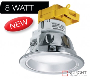 Downlight Led 8W Dimmable Chrome ASU
