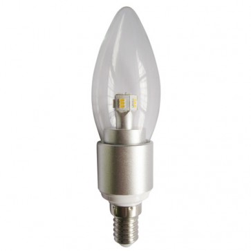 LED Clear Candle 4W SES Dimmable Light Bulb CAN7D CLA Lighting