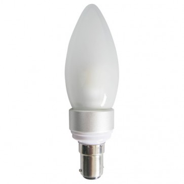 LED Frosted B15 Candle Light Bulb CLA Lighting