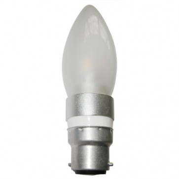 LED Frosted Candle 4W BC Dimmable Light Bulb CAN14D CLA Lighting