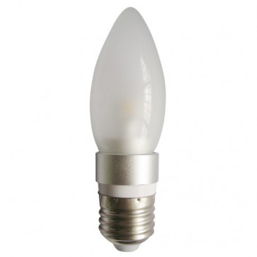 LED Frosted Candle 4W ES Dimmable Light Bulb CAN13D CLA Lighting