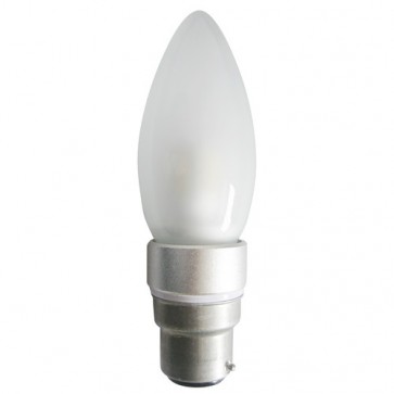 LED Frosted Candle Light Bulb CAN10 CLA Lighting