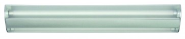 Force 14W Slim Line Diffused Flush Fluorescent Light in Silver Martec