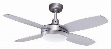 Lifestyle LED 107cm (42") Mini Brushed Aluminum Ceiling Fan Martec