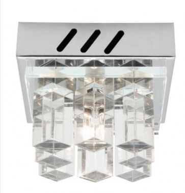 Jasmine One Light Wall Bracket in Chrome Mercator Lighting