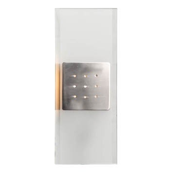 Kia One Light Wall Bracket in Brushed Chrome Mercator Lighting