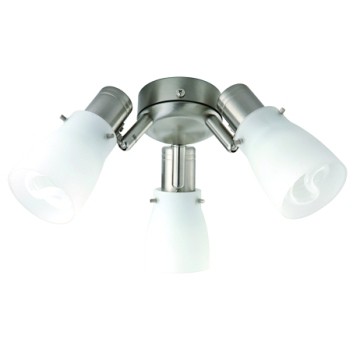 Macedon 3x12 Watt E14 Ceiling Fan Light Mercator Lighting