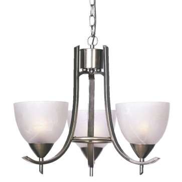 Madison Three Light Pendant in Graphite Mercator Lighting
