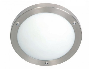 Noosa Close to Ceiling One Light DIY in Brushed Chrome Mercator Lighting