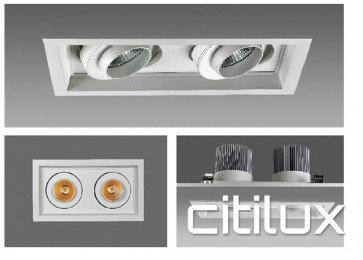 Effex 2 Lights LED Recessed Downlights