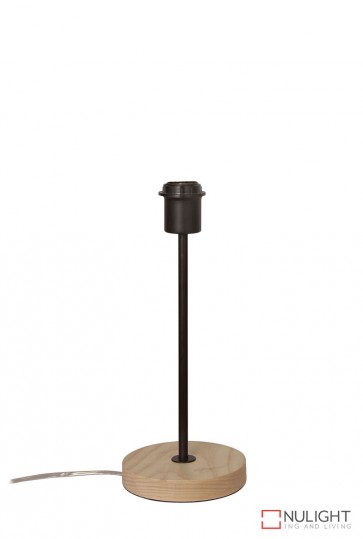 Fino Table Lamp Base Teak And Black ORI