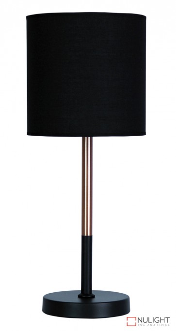 Corda Table Lamp Black And Copper Complete ORI