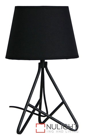 Nolita Table Lamp And Shade Black ORI