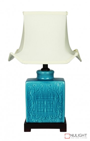 Mingyu Chinese Ceramic Table Lamp With Shade ORI