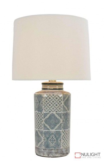 Biyu Chinese Ceramic Lamp With Shade ORI
