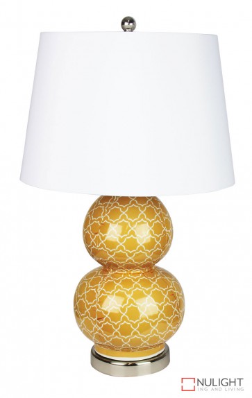 Bol Orange Decal Complete Table Lamp ORI