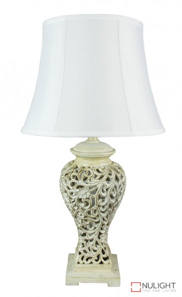 Devana Floral Cut Complete Table Lamp ORI