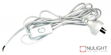Flex White Moulded Plug And Switch Dbins ORI