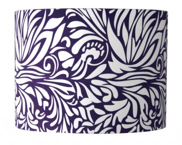 12-12-9 Floral Pattern Purple Lamp Shade Oriel