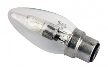 18W Plain Candle Light Bulb Oriel