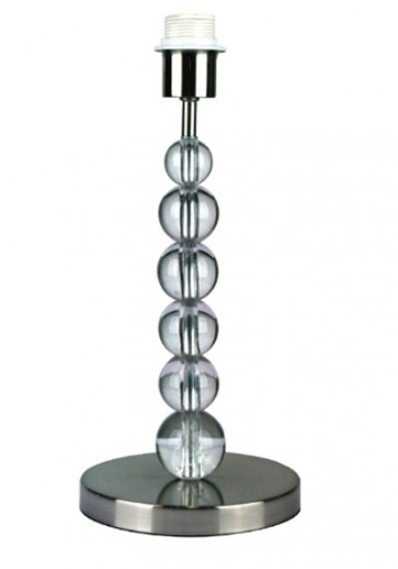 Clara Acrylic Base Only in Bright Chrome Oriel Lighting