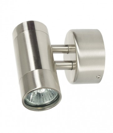 Comma 1 Light Wall Sconces in Brushed Chrome Oriel Lighting
