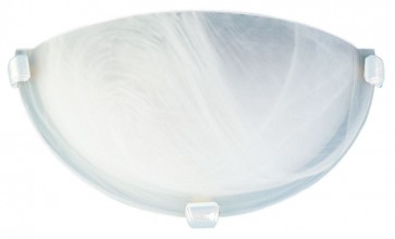 Remo One Light Wall light in White with Clip Oriel