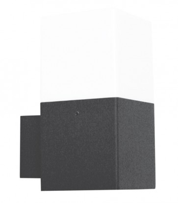 Sierra Wall Light in Opal with Graphite Oriel